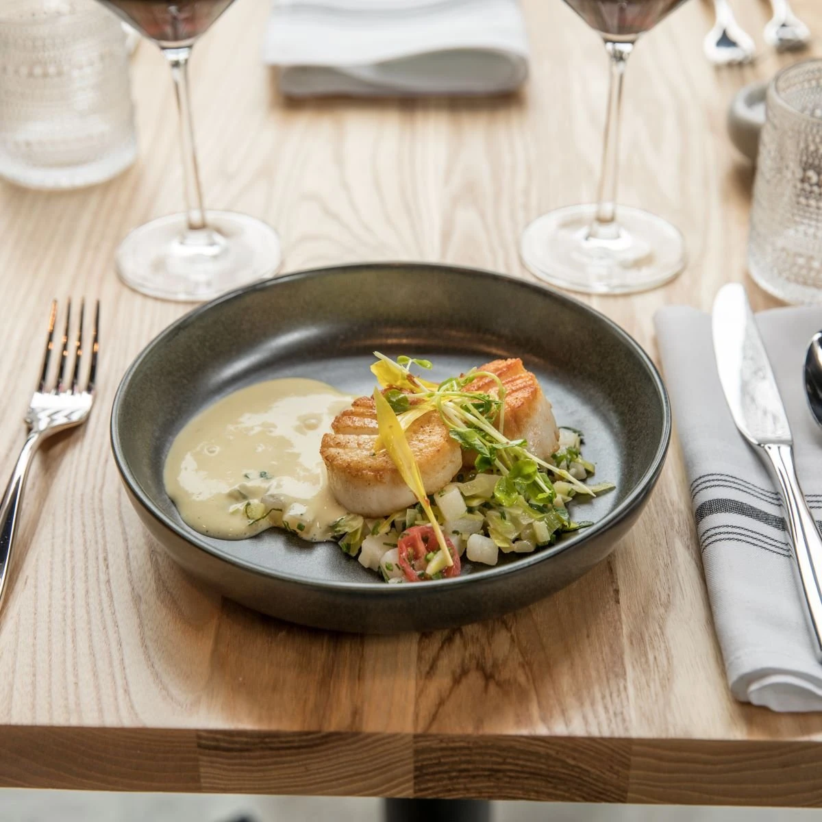 Fortessa Sound Forest 8.5" Coupe Pasta Bowl | Green - Image 2