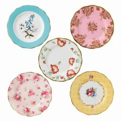 Royal Albert 100 Years 1950-1990 8" Plate Set | 5-Piece