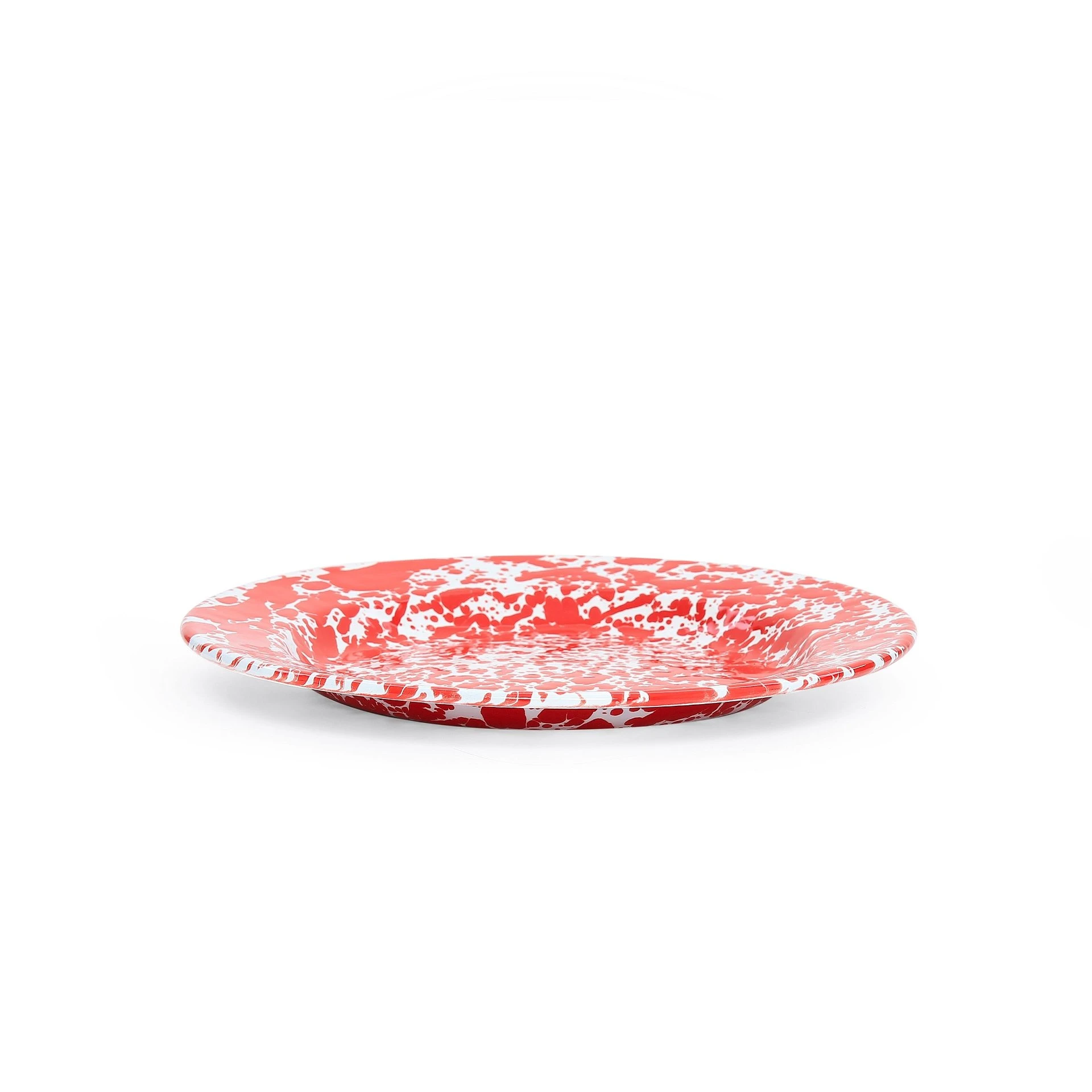 Crow Canyon Home Crow Canyon 10.25" Dinner Plate Marbled Red - Image 2