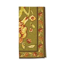 April Cornell Jacobean Garden Napkin (Set Of 4) | Olive