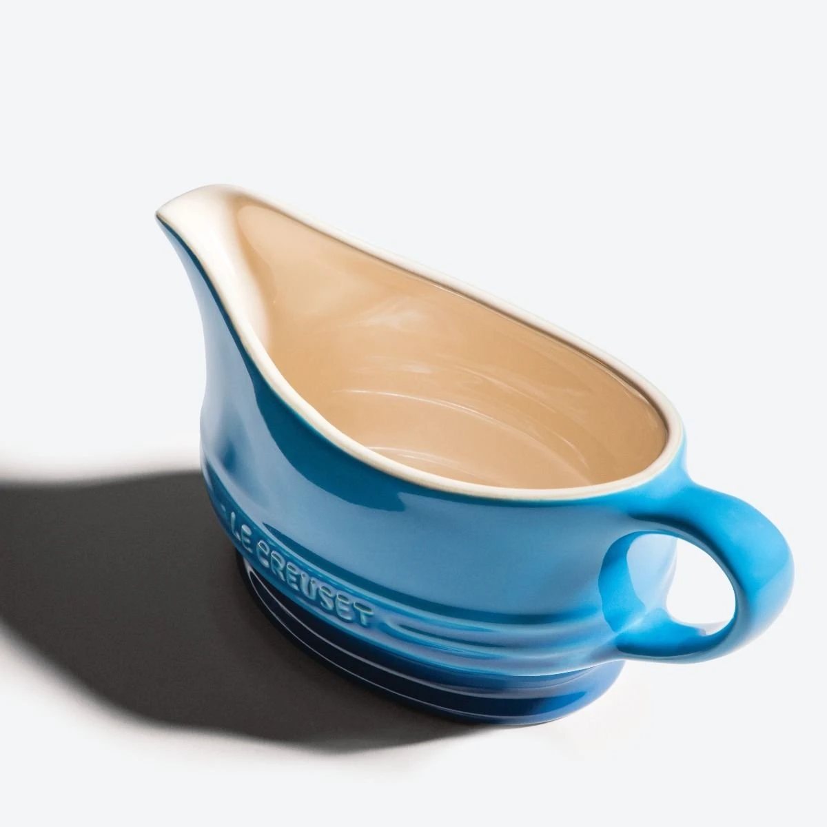 Le Creuset 16oz Heritage Stoneware Gravy Boat | Marseille Blue - Image 2