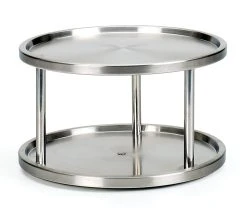 RSVP International RSVP Endurance Stainless Steel Two-Tier Turntable