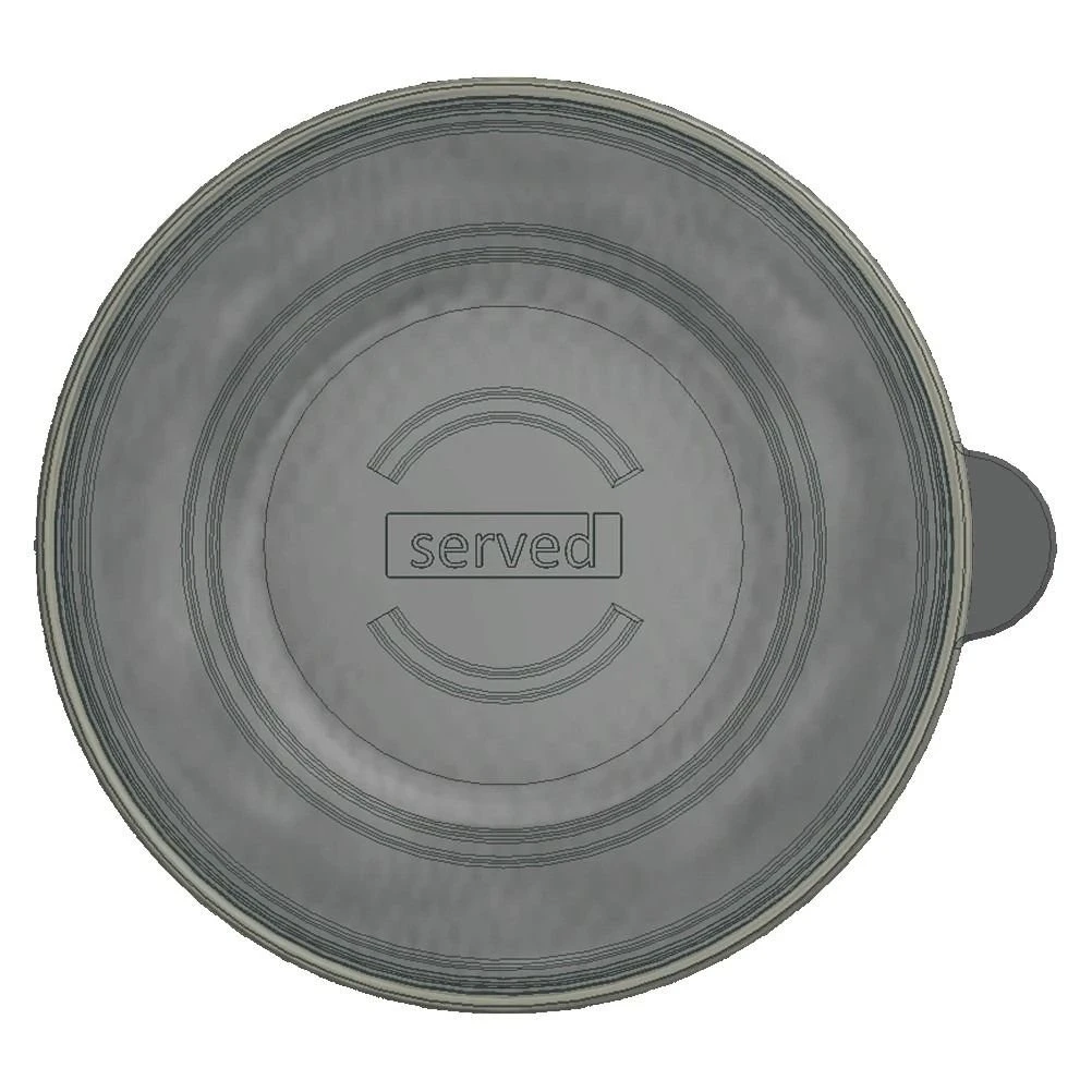 Served Large Serving Bowl (2.5 Quart) | Golden - Image 2
