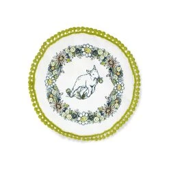 Everything Kitchens Barnyard Baby Animals 9" Round Pot Holder | "Leaping Sheep" - Lamb