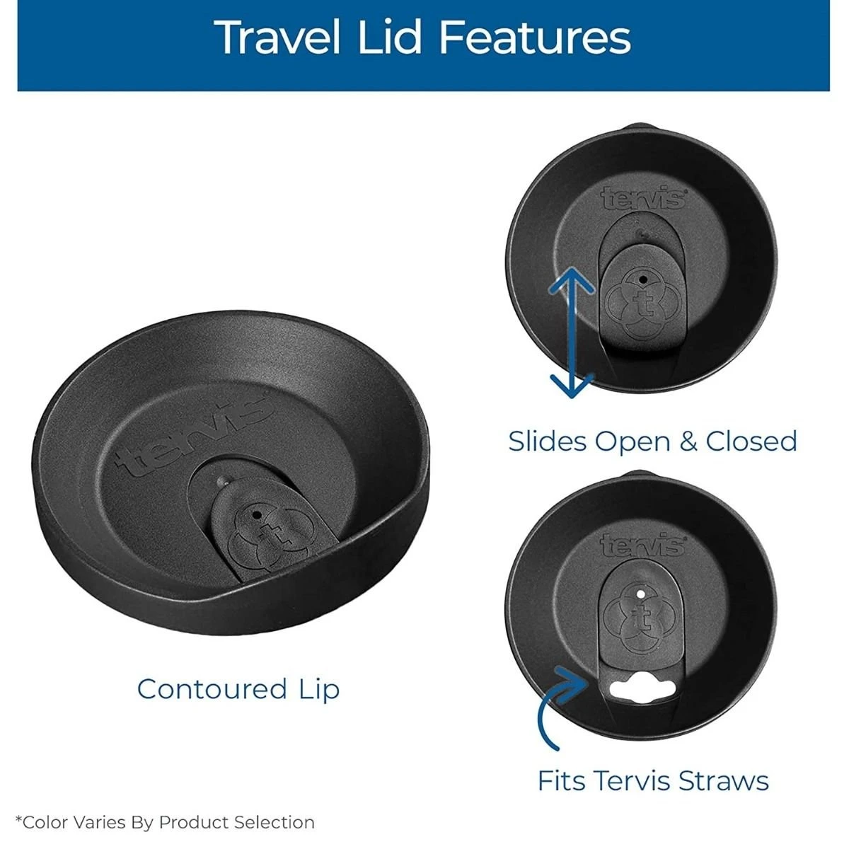 Tervis® Travel Lid | Fits 16oz Tumblers - Blue Moon - Image 2