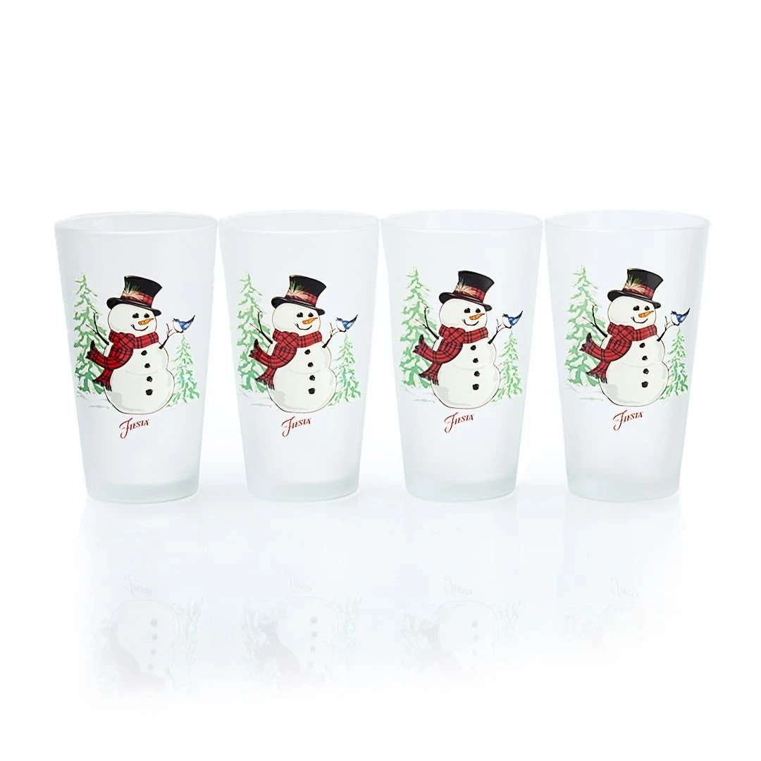 Fiesta® Beverage Set For 4 | Snowman - Image 3