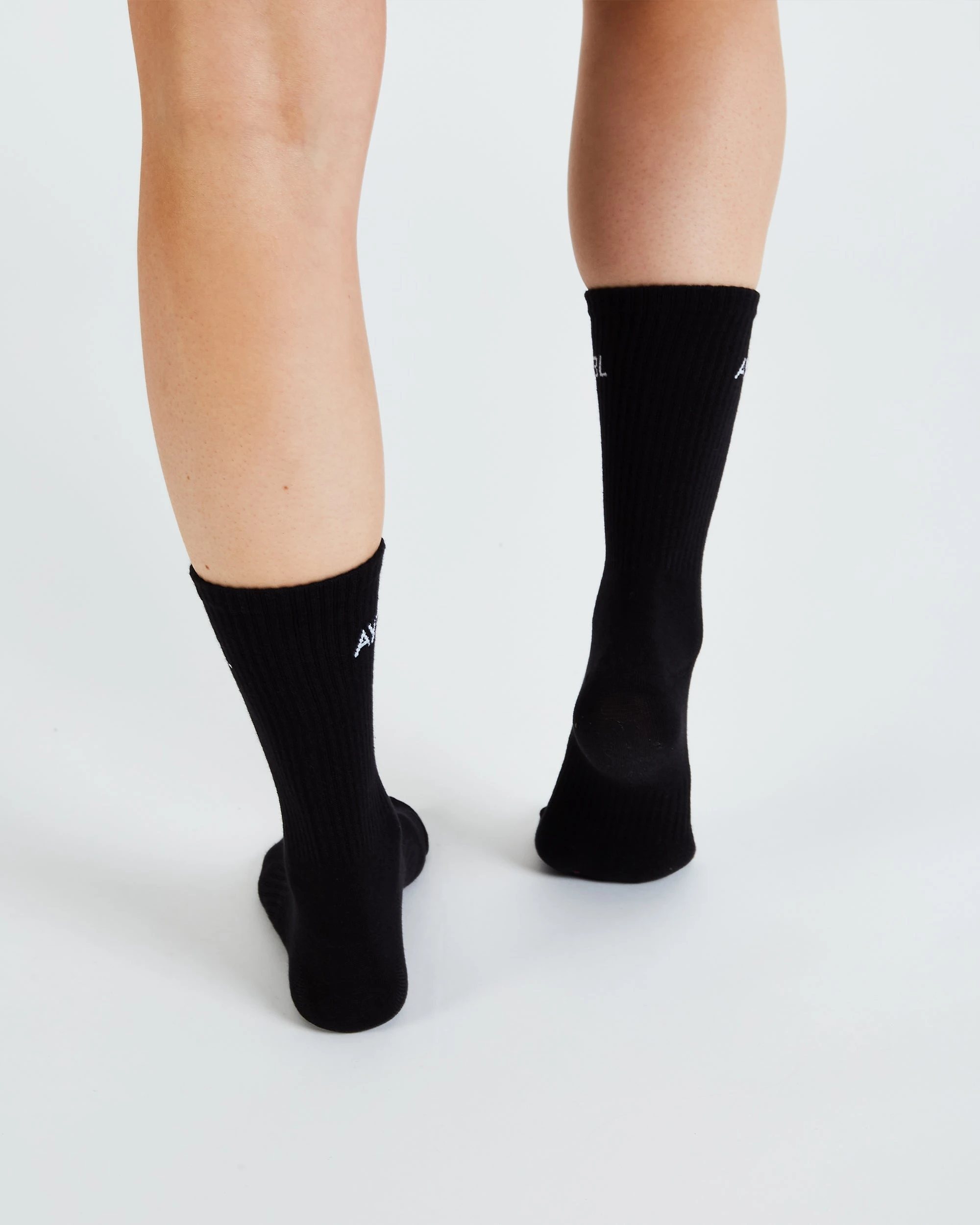 AYBL Everyday Crew Socks (3 Pack) - Black - Image 2