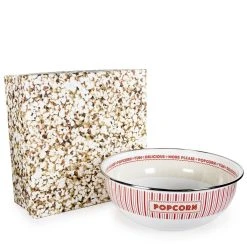 Golden Rabbit Enamelware 10.5" Bowl In Gift Box | Showtime Popcorn