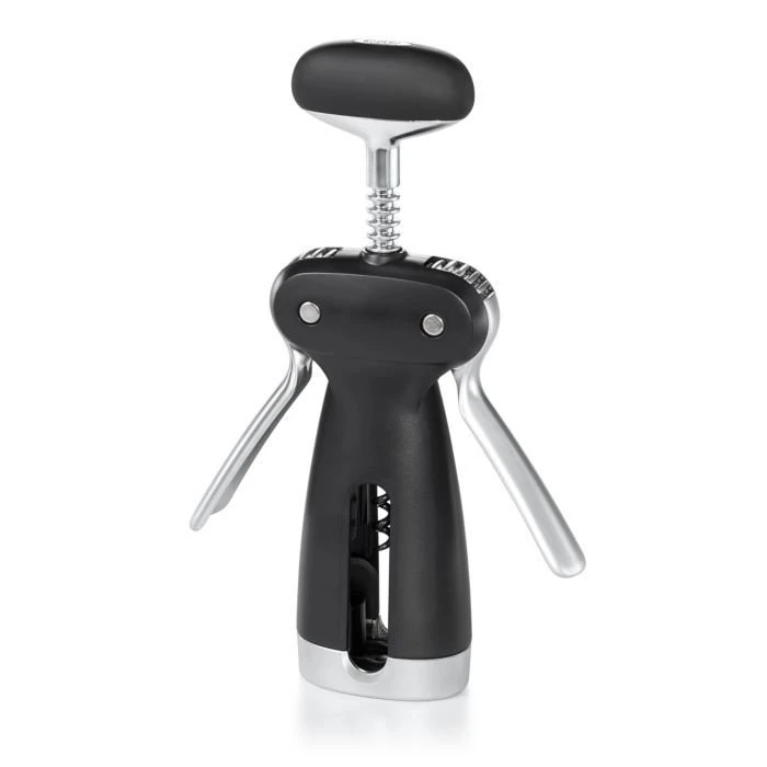 OXO SteeL Winged Corkscrew + Removable Foil Cutter - Image 4