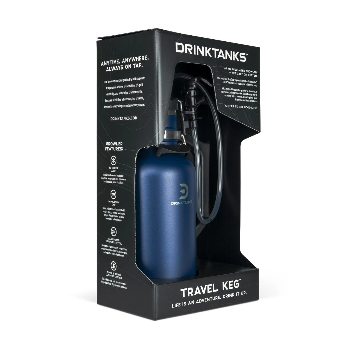 DrinkTanks 64oz Travel Keg Kit | Storm - Image 2