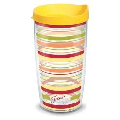 Tervis® 16oz Double-Walled Insulated Tumbler With Lid | Fiesta® Stripes - Sunny
