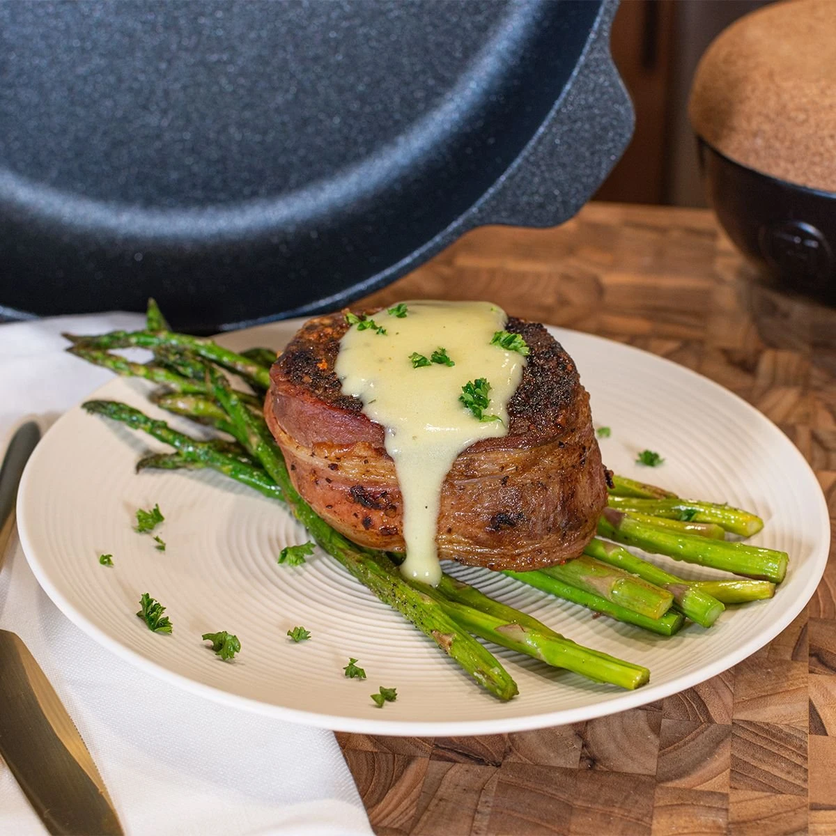 Everything Kitchens Modern Colorful Neutrals - Rippled 8" Side Plates (Set Of 4) - Matte | Beige - Image 5