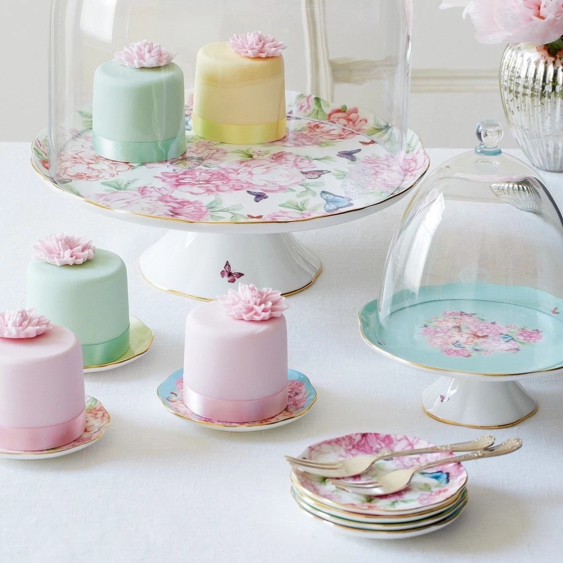 Miranda Kerr For Royal Albert 4" Tidbit Plates (Set Of 4) | Devotion, Gratitude, Blessings & Joy - Image 3