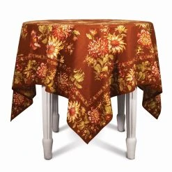 April Cornell 60" X 90" Dahlia Days Dining Tablecloth | Café