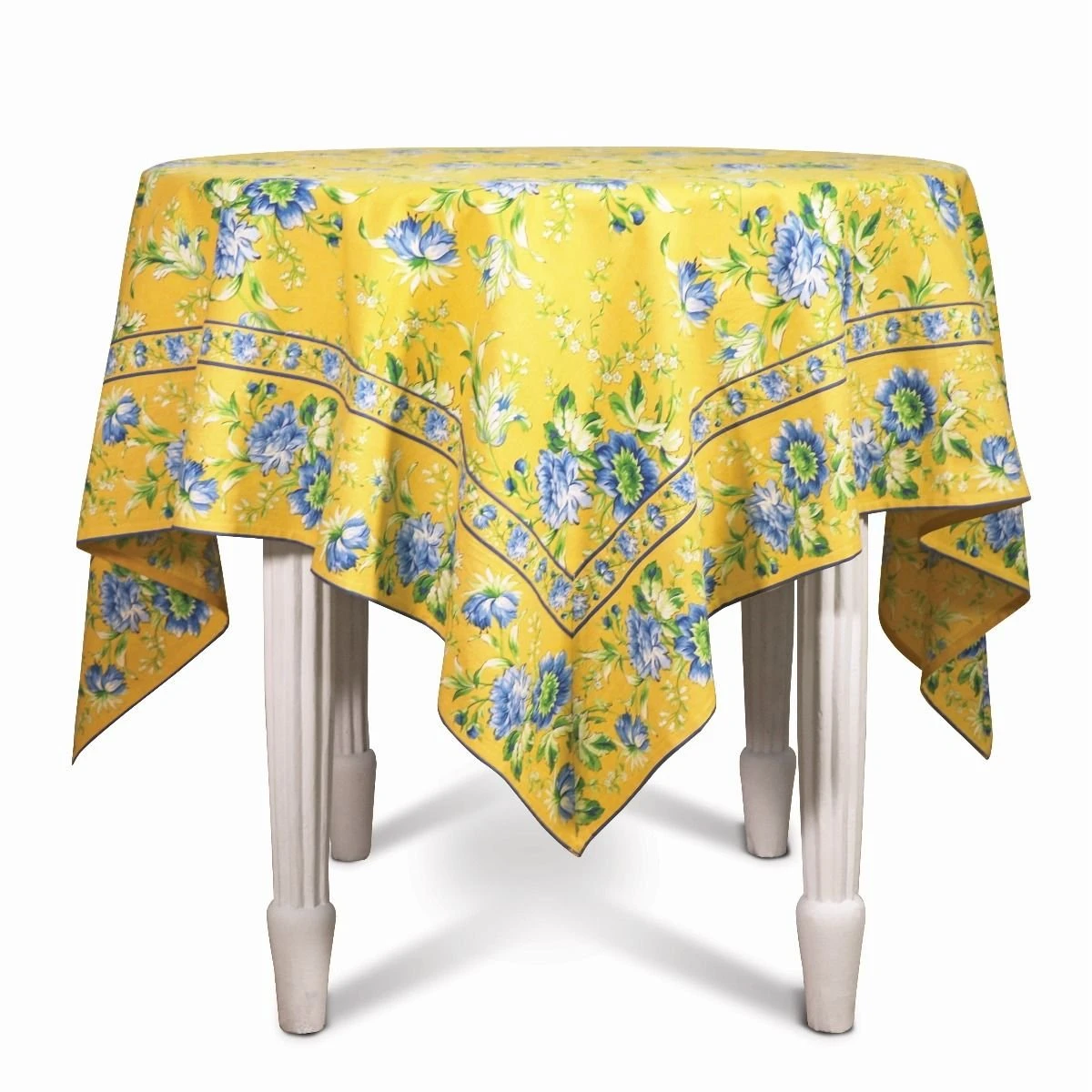 April Cornell 54" X 54" Music Breakfast Tablecloth | Gold