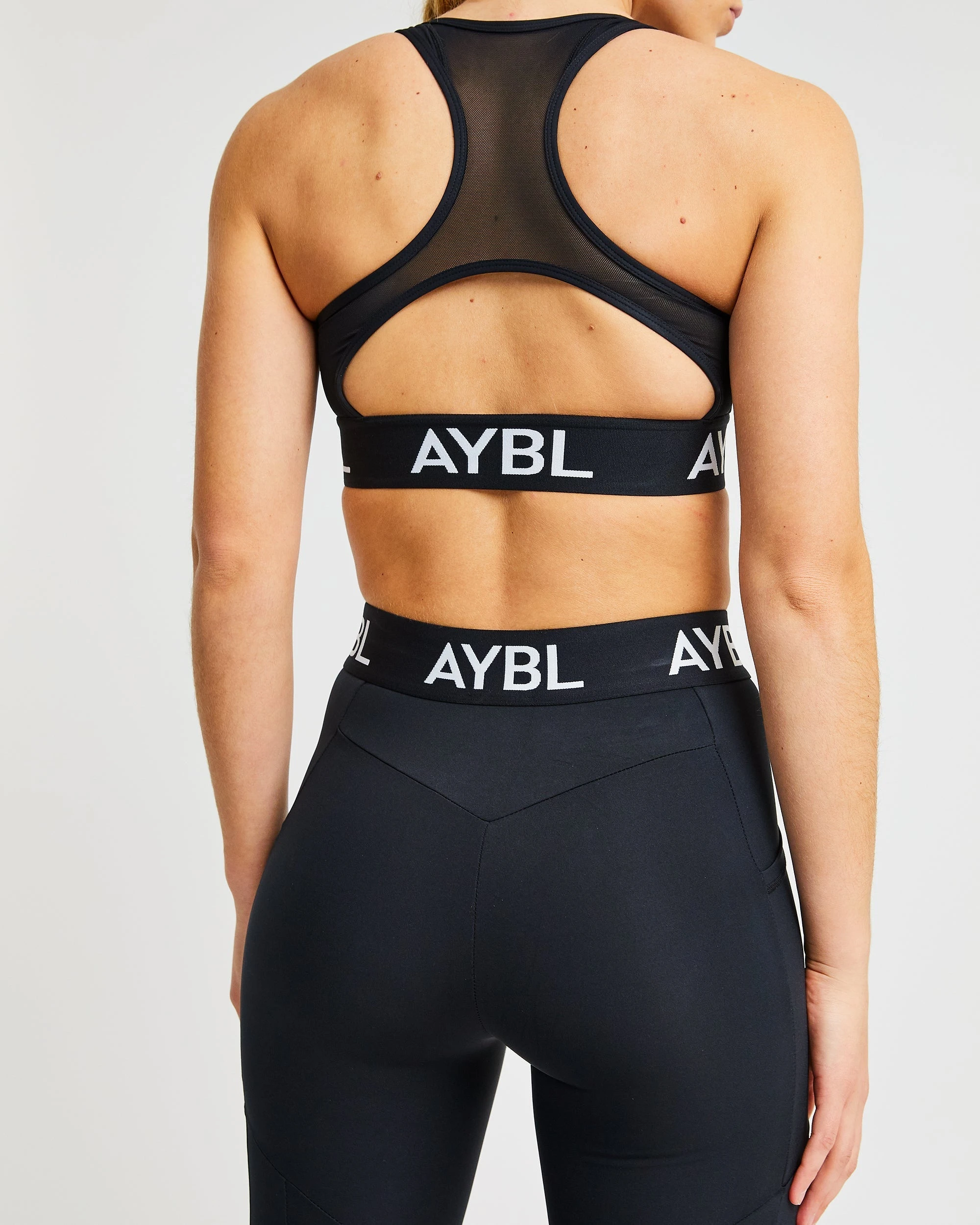 AYBL Training Sports Bra - Black - Image 6