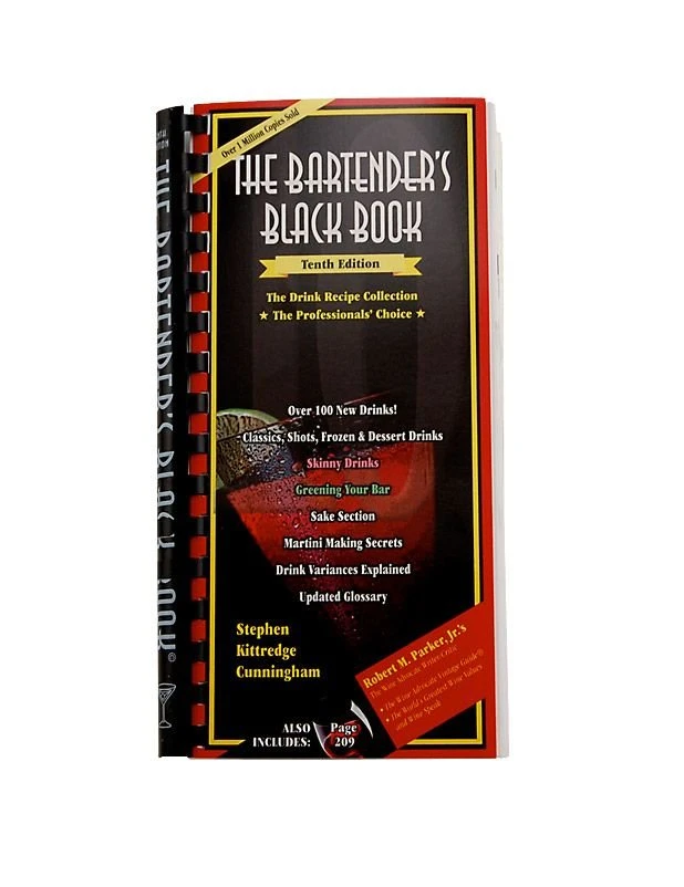 True Brands Bartender's Black Book 10th Ed. - True Brands Book Offer