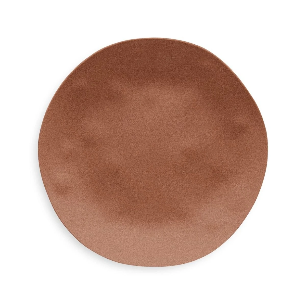 TarHong Planta Tabletop 10.5" Round Dinner Plate | Matte Terracotta