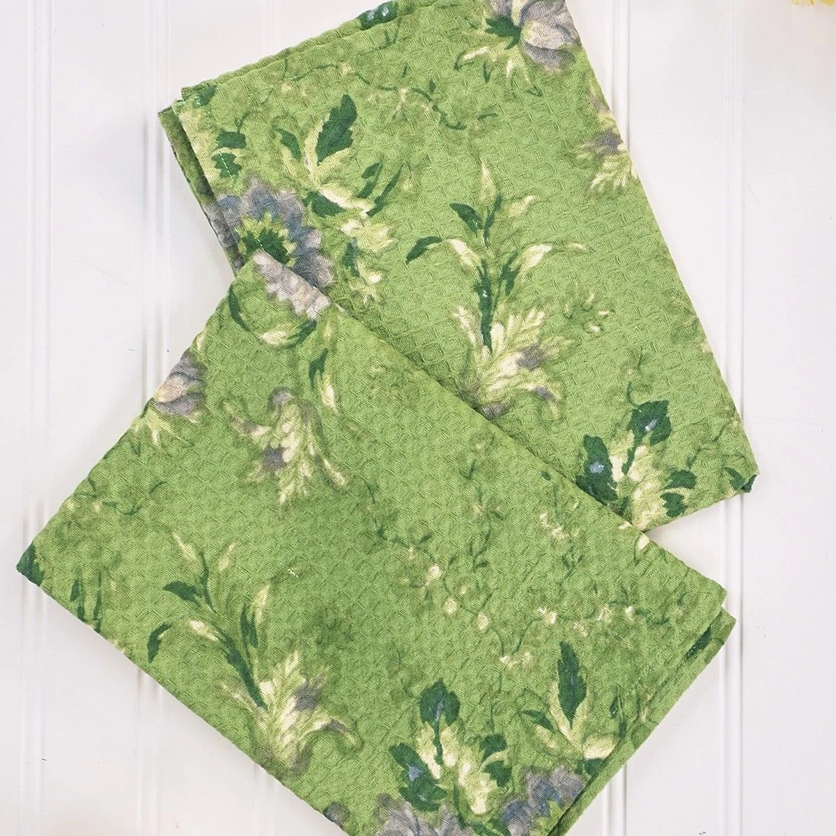 April Cornell Music Tea Towel (Set Of 2) | Jade - Image 2