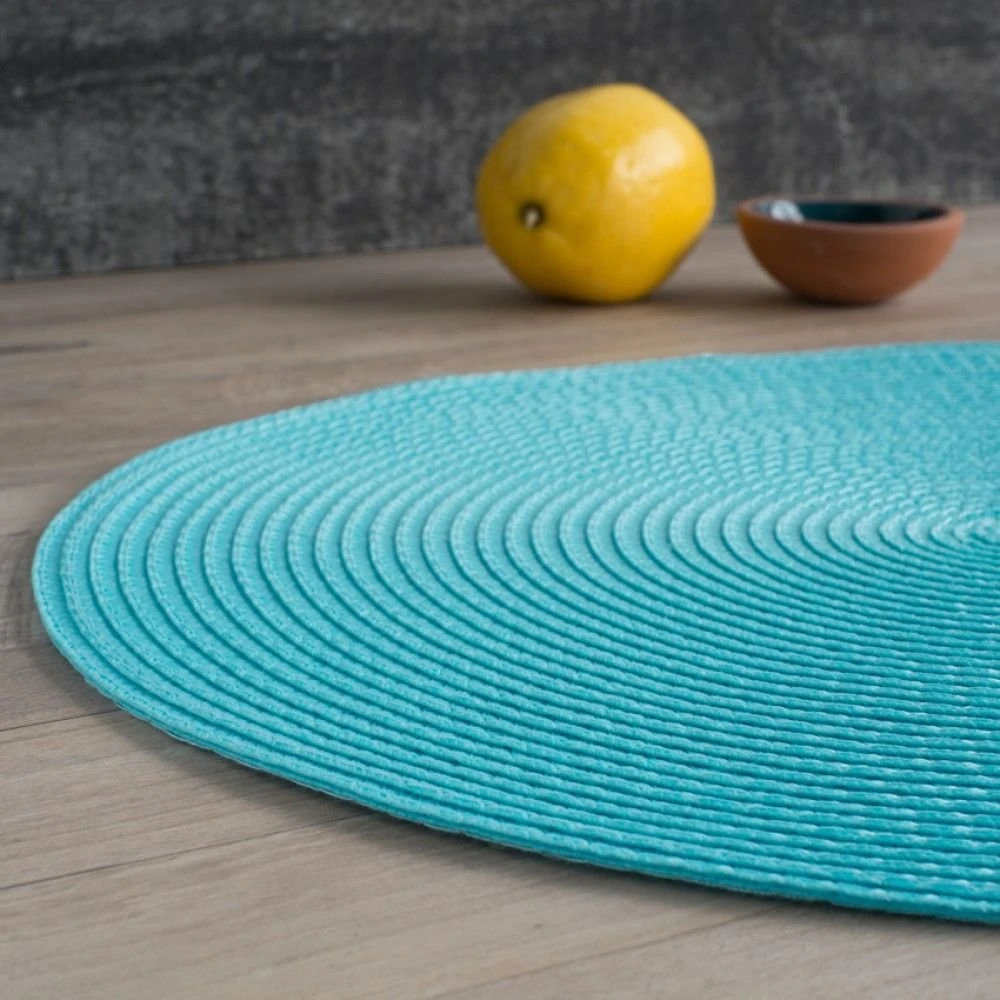 Danica Brands Now Designs By Danica 15" Disko Placemat | Turquoise - Image 2
