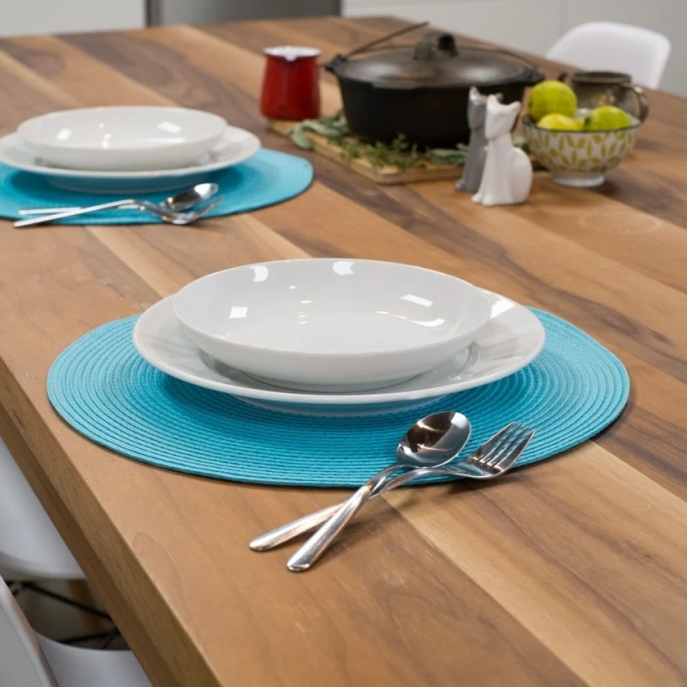 Danica Brands Now Designs By Danica 15" Disko Placemats (Set Of 4) | Turquoise - Image 3