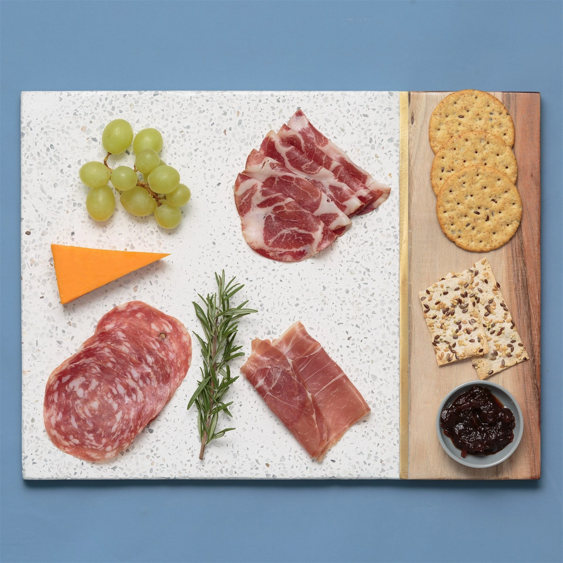 Typhoon Elements Rectangular Serving Board | Stone & Acacia - Image 2